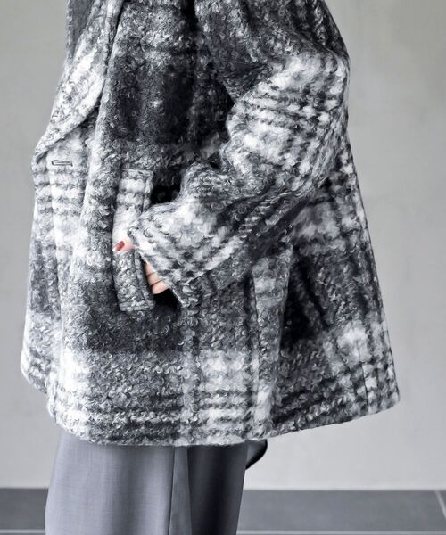 「rps」 チェスターコート フリー オレンジ レディース_画像7