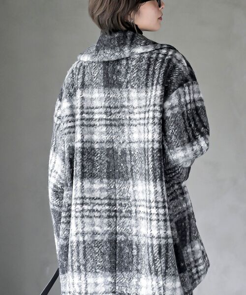 「rps」 チェスターコート フリー オレンジ レディース_画像8