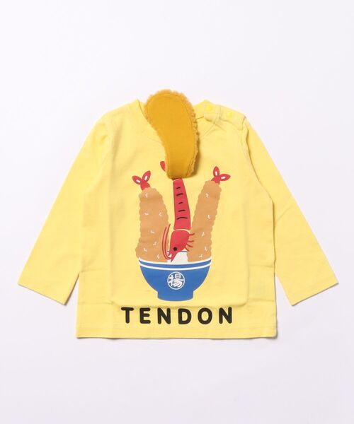 CHEEK ROOM（チークルーム） tシャツ メガ海老天ロングTシャツ キッズ 