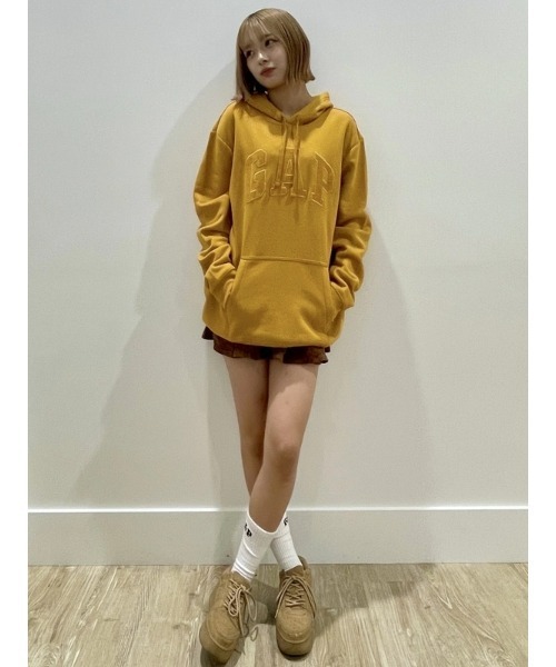 GAP（ギャップ） プルオーバーパーカー M イエロー メンズ : ZOZOTOWN