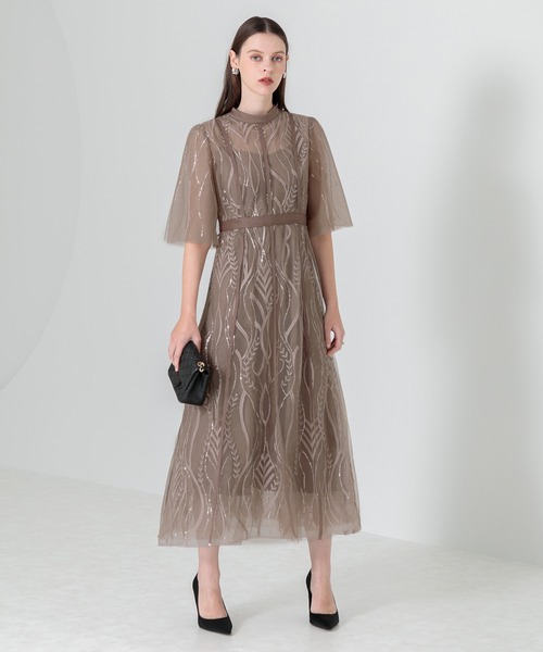 Leja（レジャ） 半袖ワンピース MEDIUM チョコ レディース : ZOZOTOWN