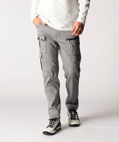 NICOLE CLUB FOR MEN（ニコルクラブフォーメン） カーゴパンツ ガム