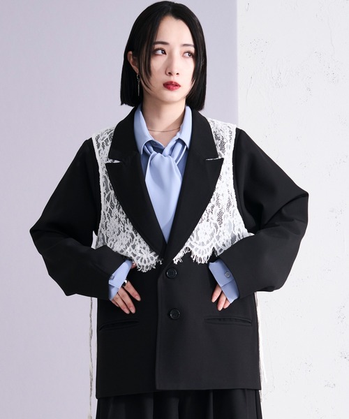 Ellno Loset（エルノロゼット） ジャケット テーラードジャケット 2way