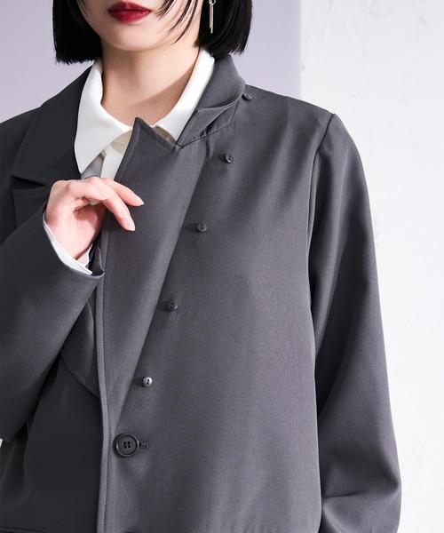 Ellno Loset（エルノロゼット） ジャケット テーラードジャケット 2way