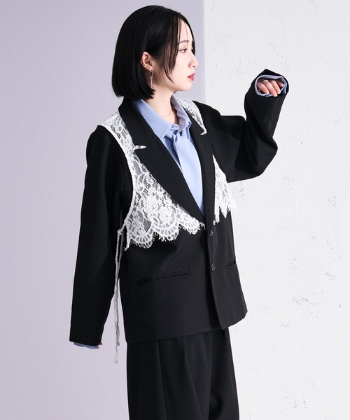 Ellno Loset（エルノロゼット） ジャケット テーラードジャケット 2way