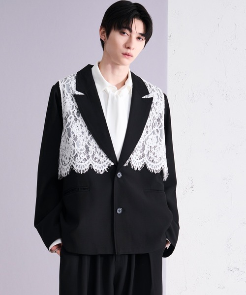 Ellno Loset（エルノロゼット） ジャケット テーラードジャケット 2way