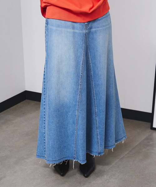 ROSE BUD(ローズバッド) デニムスカート PANEL DENIM LONG SKIRT ROSE BUD(ローズバッド) デニムスカート PANEL DENIM LONG SKIRT