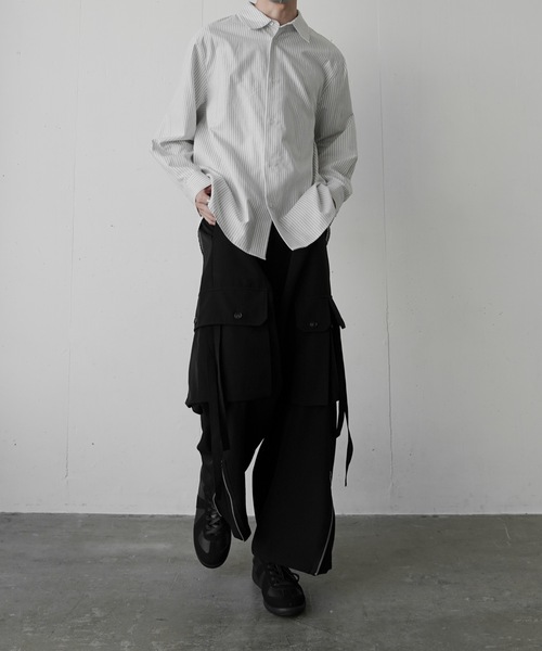 「Casper John」 カーゴパンツ SMALL グレー メンズ_画像9