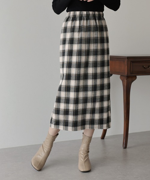 「BLUEEAST」 タイトスカート MEDIUM ブラウン レディース_画像2