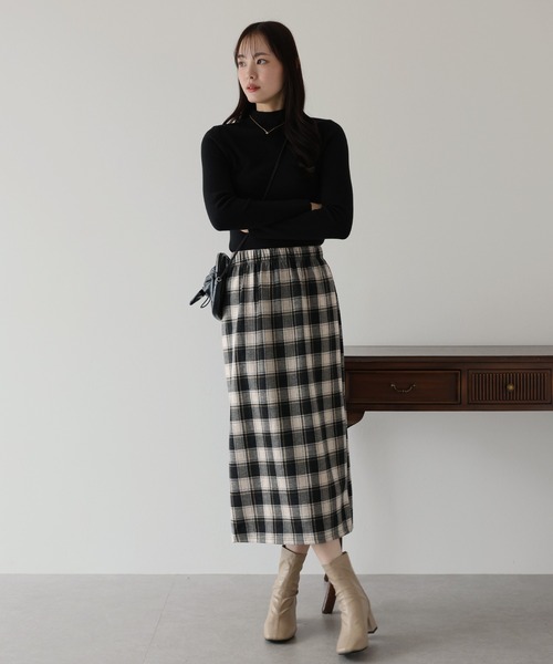 「BLUEEAST」 タイトスカート MEDIUM ブラウン レディース_画像6