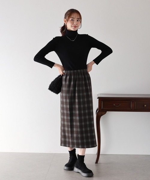 「BLUEEAST」 タイトスカート MEDIUM ブラウン レディース_画像7