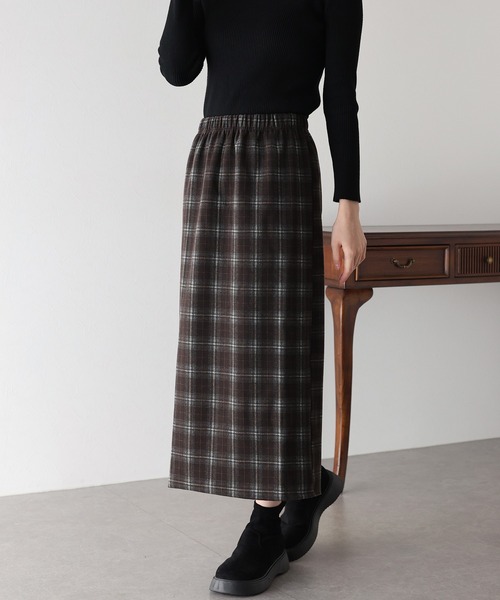 「BLUEEAST」 タイトスカート MEDIUM ブラウン レディース_画像8