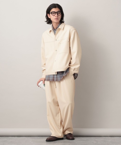RAGEBLUE（レイジブルー） ワイドパンツ スラックス Design Stitch