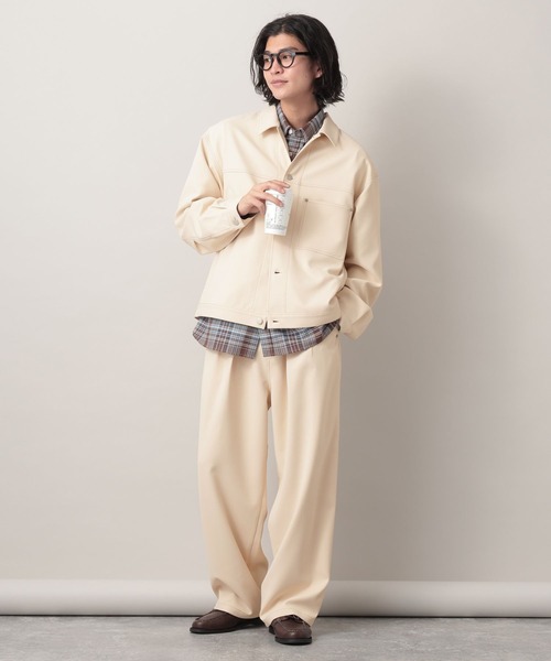 RAGEBLUE（レイジブルー） ワイドパンツ スラックス Design Stitch