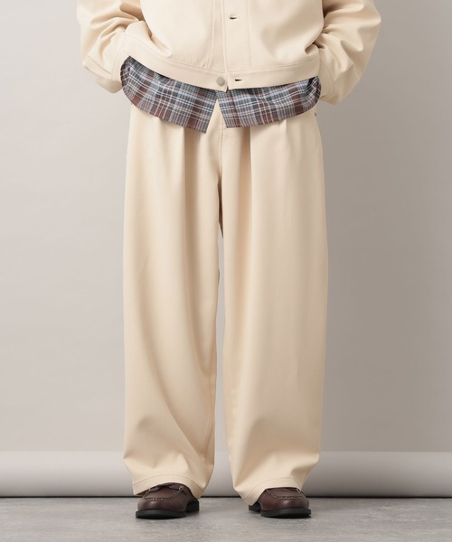RAGEBLUE（レイジブルー） ワイドパンツ スラックス Design Stitch