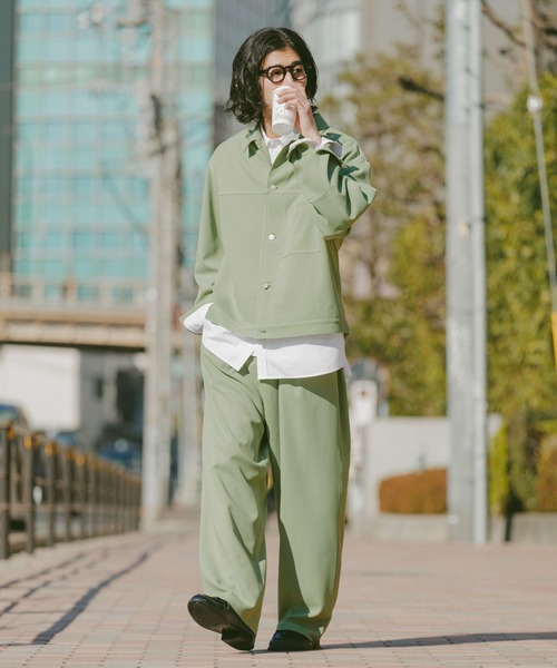 RAGEBLUE（レイジブルー） ワイドパンツ スラックス Design Stitch