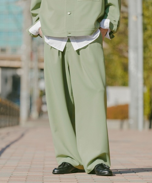 RAGEBLUE（レイジブルー） ワイドパンツ スラックス Design Stitch
