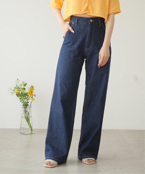 「RAY CASSIN」 デニムパンツ 9 ブルー レディース_画像3