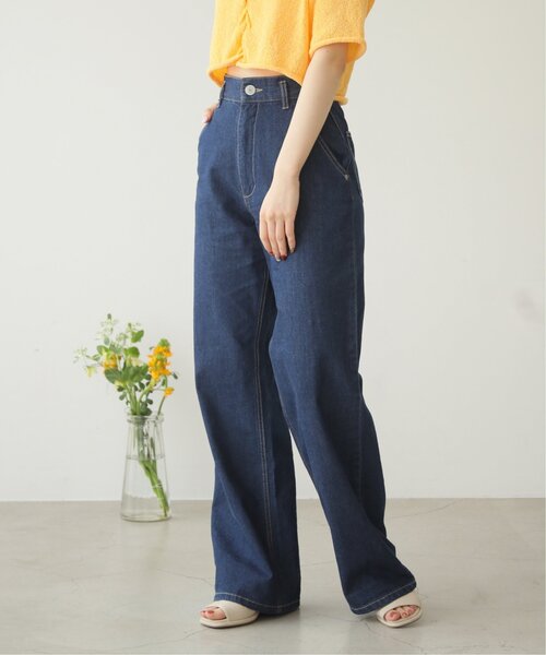 「RAY CASSIN」 デニムパンツ 9 ブルー レディース_画像5