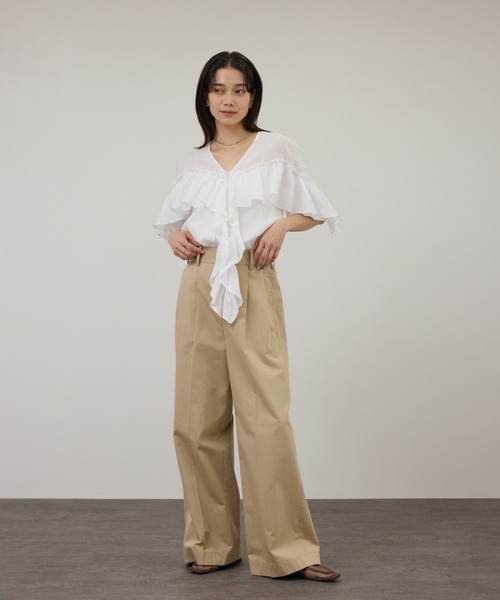 SALON adam et rope'（サロン アダム エ ロペ） ブラウス シャツ 半袖
