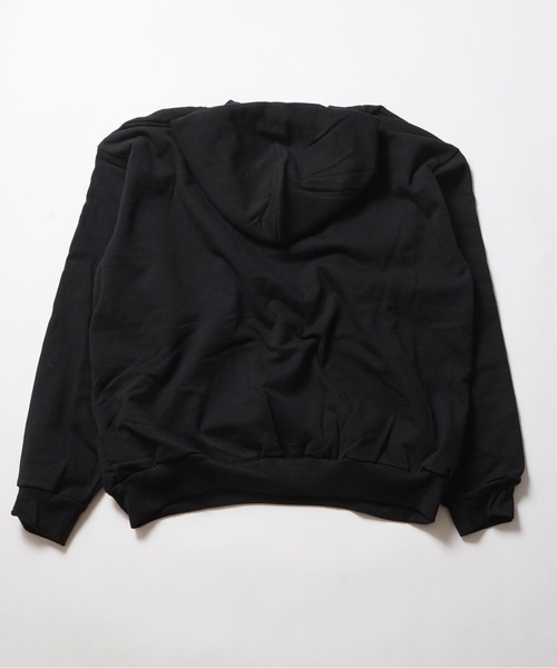 「LOS ANGELES APPAREL」 プルオーバーパーカー LARGE ブラック メンズ_画像6