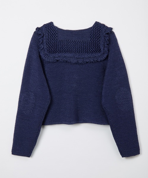 leinwande（ラインヴァンド） カーディガン Sailor Crochet Cardigan