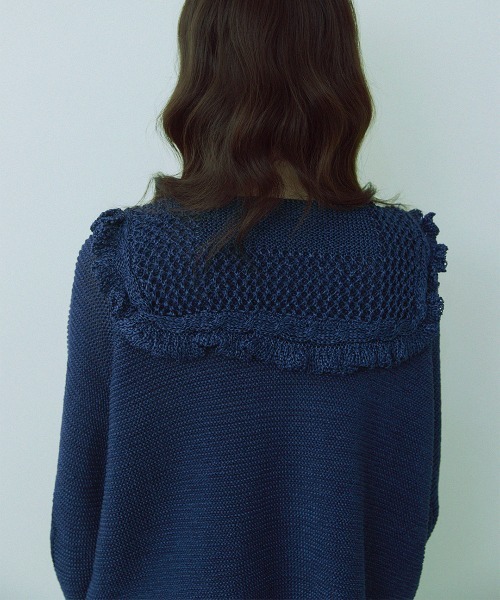 leinwande（ラインヴァンド） カーディガン Sailor Crochet Cardigan