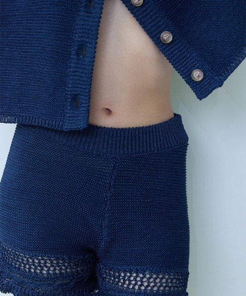 leinwande（ラインヴァンド） カーディガン Sailor Crochet Cardigan