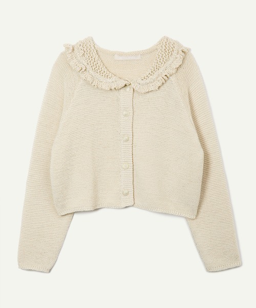 leinwande（ラインヴァンド） カーディガン Sailor Crochet Cardigan
