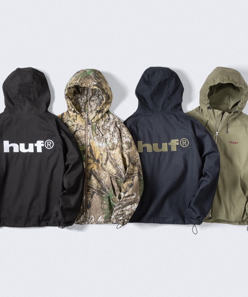 「HUF」 ブルゾン S ブラウン メンズ