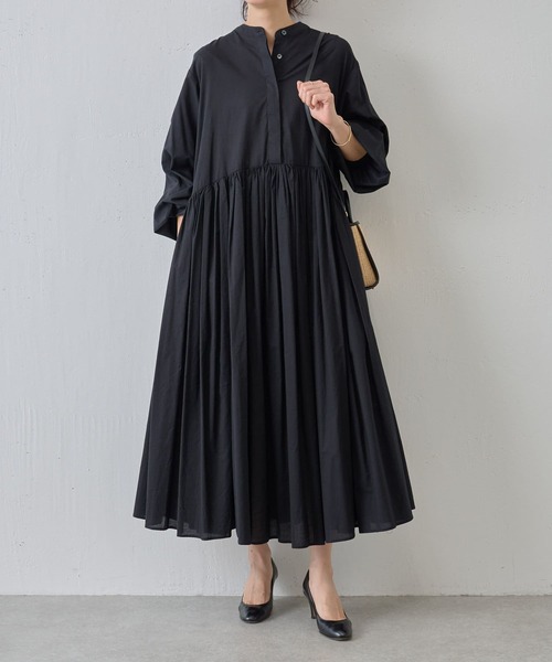 「BEARDSLEY」 長袖ワンピース 0 ブラック レディース