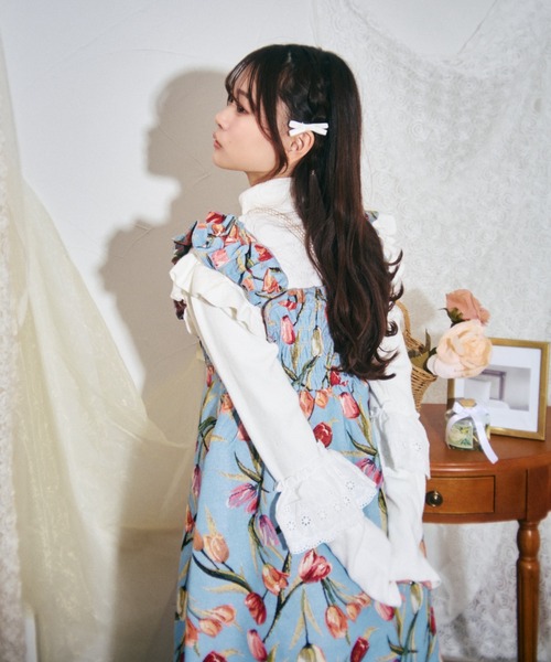 「kutir」 サロペットスカート FREE ブルー レディース_画像2