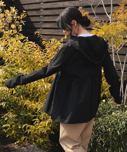 pufe ラッシュガード 「pufe」UVフリルパーカー「水陸両用」「ラッシュ