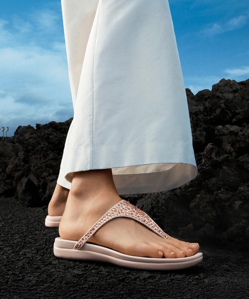 FitFlop（フィットフロップ） サンダル ミュール SOLAY MIXED-CRYSTAL