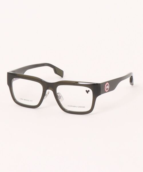 伊達メガネ メガネ 眼鏡 「CANADA GOOSE/カナダグース」スクエア メガネ GC25614LB 317 メンズ レディース