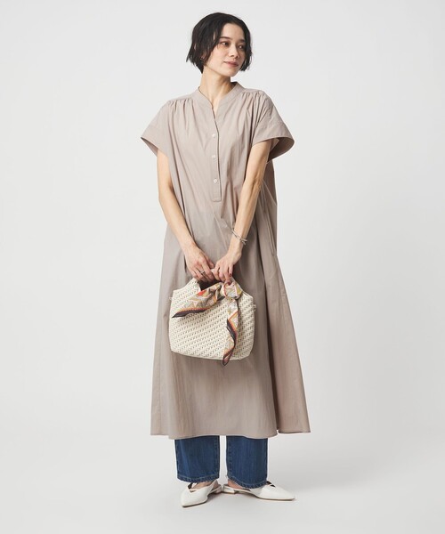 ワンピース 「size SHORTあり」WONDER CLOTH スキッパー ワンピースの画像