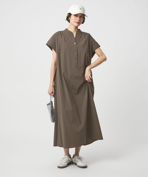 ワンピース 「size SHORTあり」WONDER CLOTH スキッパー ワンピースの画像