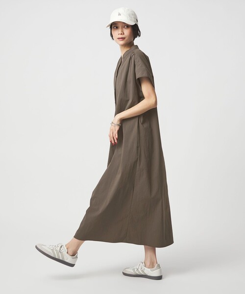 ワンピース 「size SHORTあり」WONDER CLOTH スキッパー ワンピースの画像