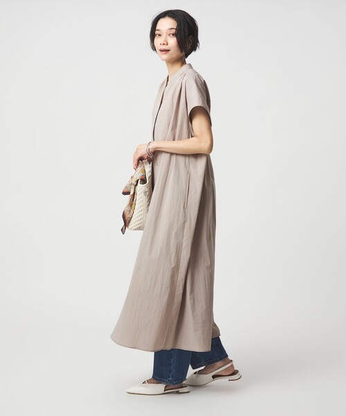 ワンピース 「size SHORTあり」WONDER CLOTH スキッパー ワンピースの画像