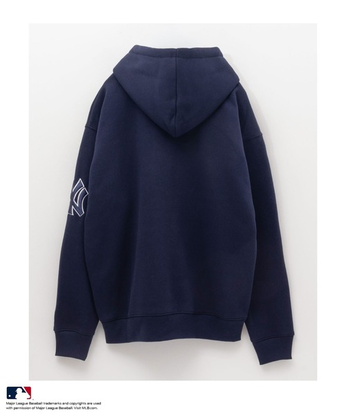 MLB プルオーバーパーカー X-LARGE ネイビー メンズ : ZOZOTOWN Yahoo