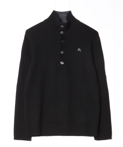 BLACK LABEL BURBERRY ケーブルニット セーター BURBERRY BLACK LABEL（バーバリーブラックレーベル） ワンポイント