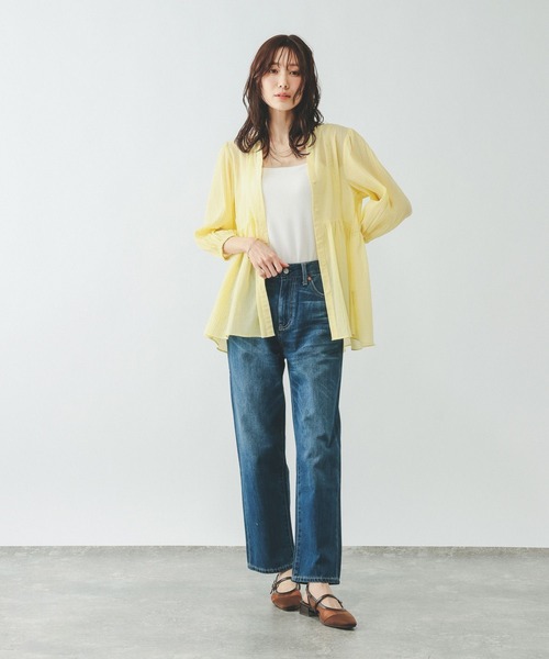 GLOBAL WORK（グローバルワーク） ブラウス シャツ エアリーリラックス