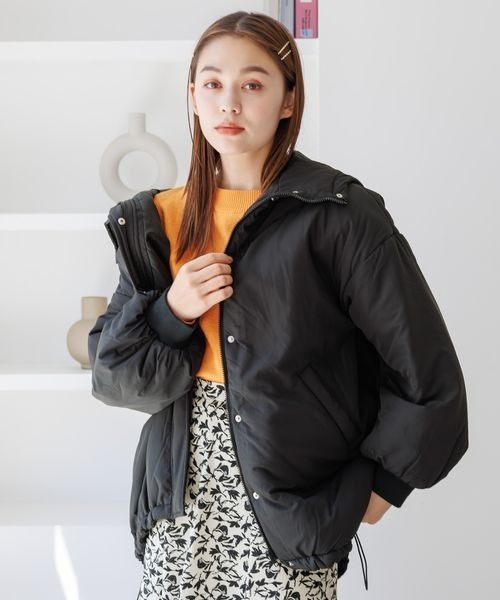 「mysty woman」 ナイロンブルゾン FREE ホワイト系その他 レディース_画像9