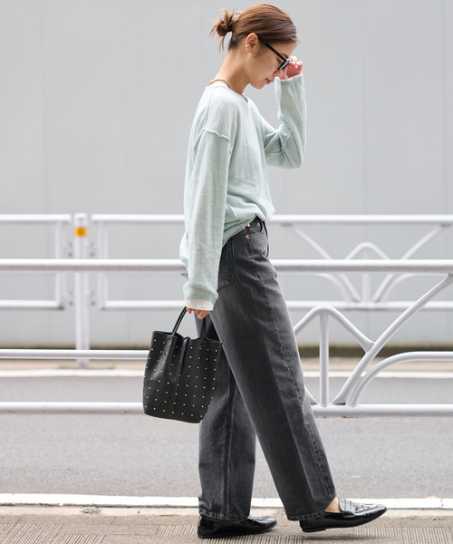 「JOURNAL STANDARD relume」 デニムパンツ 38 ブルー レディースの画像
