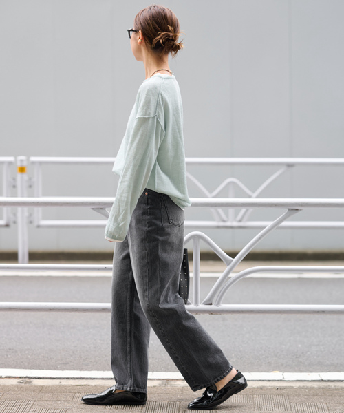 「JOURNAL STANDARD relume」 デニムパンツ 38 ブルー レディースの画像