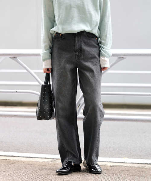 「JOURNAL STANDARD relume」 デニムパンツ 38 ブルー レディースの画像