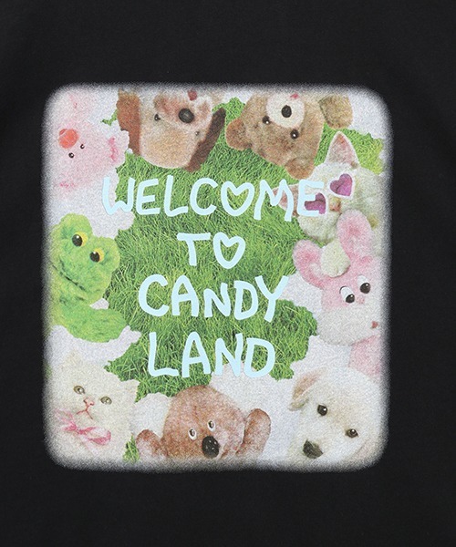 「Candy Stripper」 半袖カットソー FREE ブラック レディース_画像2