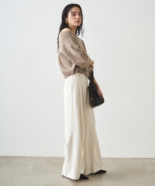 「LOUNGEDRESS」 パンツ MEDIUM ベージュ レディースの画像