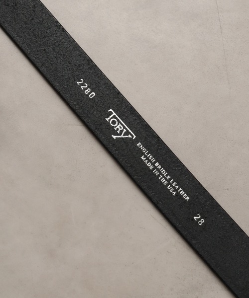 「TORY LEATHER」 ベルト 34 ブラック メンズ_画像8