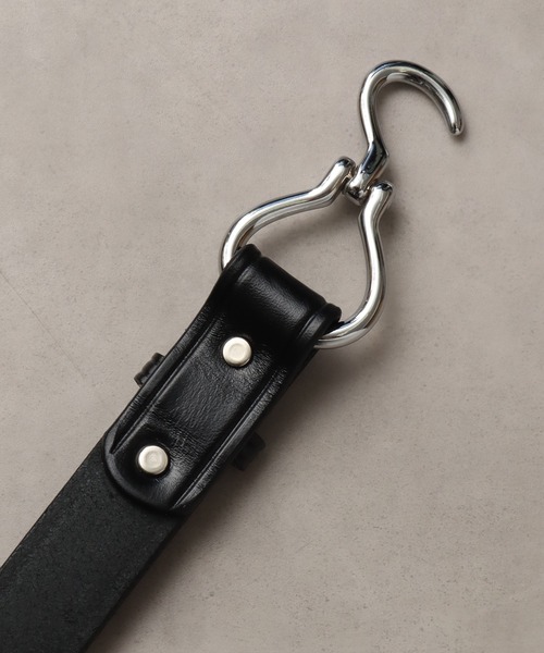 「TORY LEATHER」 ベルト 34 ブラック メンズ_画像9